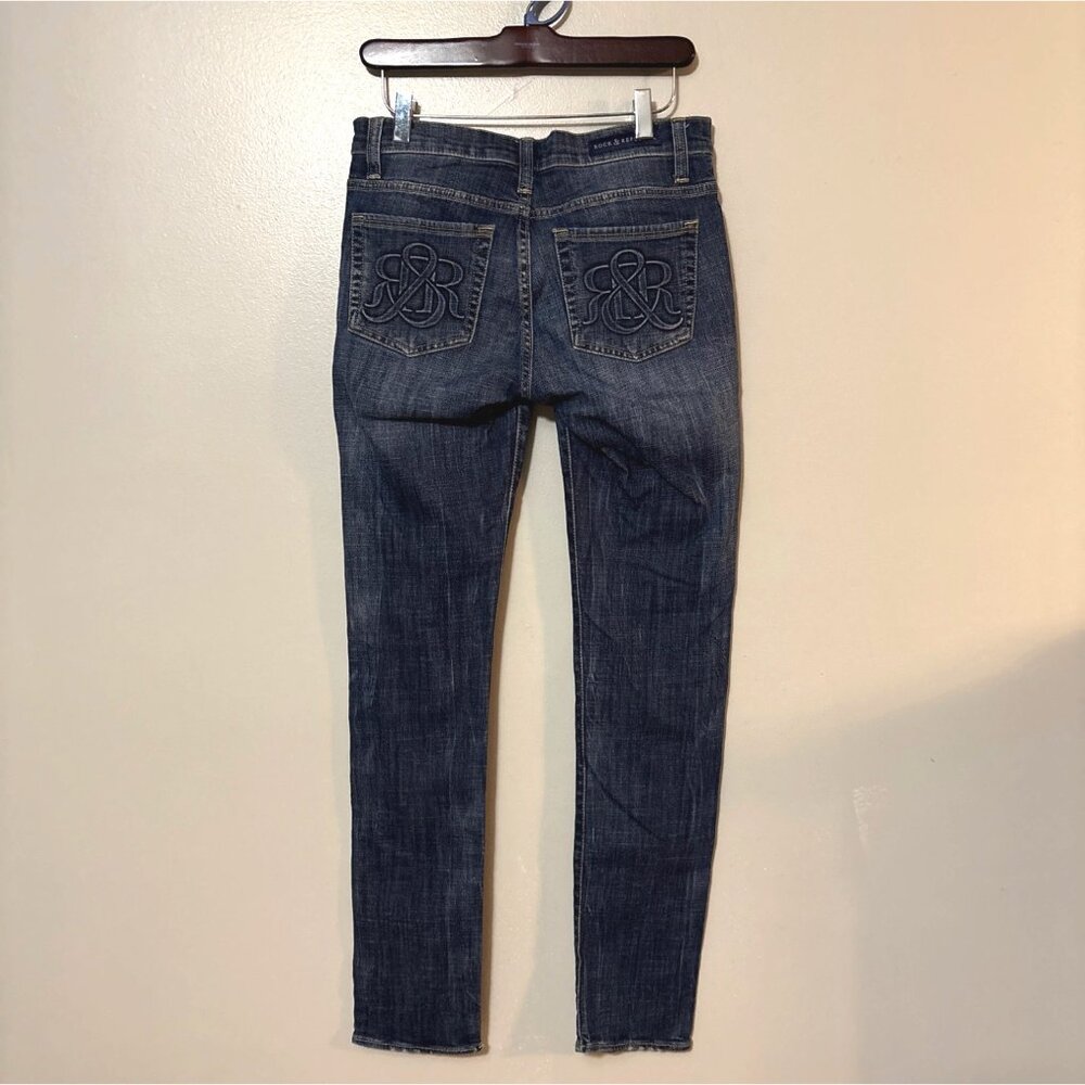 Rock & Republic Womens Berlin Skinny Jeans Size 6M Medium Wash Denim Stretch - Picture 3 of 8